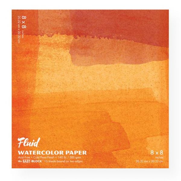 Hand Book Journal Co 880088 Fluid-Easy-Block Cold Press Watercolor Paper 8