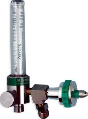 SunMed 8-8153-07 TruFlow Single 15LPM Oxy Ohio Stem Flow Meter & Power Take-Off , Very fine 0-15LPM flow adjustment, Durable Lexan inner & outer tubes, 50psi DISS Male Outlet (8815307 88153-07 8-815307)