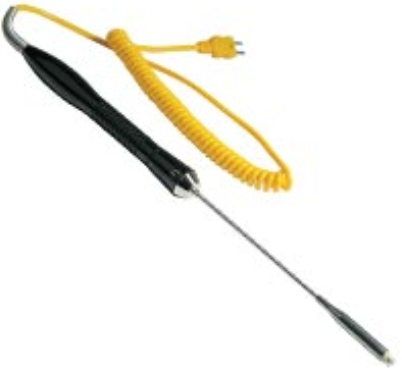 Extech 881602 Type K Surface Probe, Type K high temperature probe with mini connector, High temperature range -58 to 1472F (-50 to 800C), Type K mini connector, Compatible with most multimeters that have Type K temperature function, 6-Inch (150mm) Surface Probe, 39-Inch (1m) cable, Diameter 0.32-Inch (8.13mm), UPC 793950886021 (881-602 881 602)