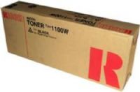 Ricoh 885165 Type 1100W Black Toner Cartridge (Box Of 2) for use with Ricoh Aficio FW-7030D Wide Format Digital Copier, Estimated Yield 7000 pages @ 5% average area coverage, New Genuine Original OEM Ricoh Brand (885-165 885 165) 