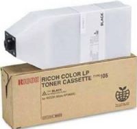 Ricoh 885372 Black Toner Cartridge Type 105 for use with Aficio CL7000, AP3800C and AP3850C Laser Printers, Up to 20000 standard page yield @ 5% coverage, New Genuine Original OEM Ricoh Brand, UPC 026649880308 (88-5372 885-372 8853-72)  