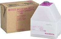 Ricoh 885374 Type 105 Magenta Laser Toner Cartridge for use with Ricoh Aficio AP3800C, AP3850C, CL7000, CL7000CMF and CL7100 Printers, Estimated Yield 10000 pages @ 5% average area coverage, New Genuine Original OEM Ricoh Brand, UPC 026649880360 (885-374 885 374 88-5374 8853-74) 