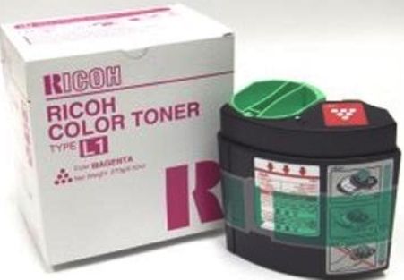 Ricoh 887902 Magenta Toner Cartridge Type L1 for use with Aficio Color 6010, 6110 and 6513 Copier Machines, Up to 5714 standard page yield @ 5% coverage, New Genuine Original OEM Ricoh Brand, UPC 708562913461 (88-7902 887-902 8879-02) 
