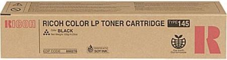 Ricoh 888276 Black Toner Cartridge for use with Aficio CL4000DN, SP C410DN, SP C411DN and SP C420DN Printers; Up to 5000 standard page yield @ 5% coverage; New Genuine Original OEM Ricoh Brand, UPC 026649882760 (88-8276 888-276 8882-76) 