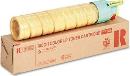 Ricoh 888277 Yellow Toner Cartridge for use with Aficio CL4000DN, SP C410DN, SP C411DN and SP C420DN Printers; Up to 5000 standard page yield @ 5% coverage; New Genuine Original OEM Ricoh Brand, UPC 026649882777 (88-8277 888-277 8882-77) 