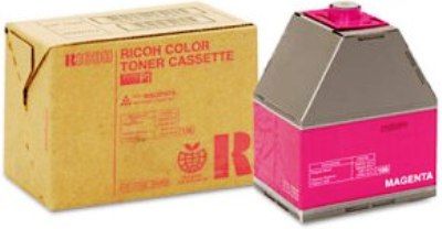 Ricoh 888342 Magenta Toner Cartridge Type R1 for use with Ricoh Aficio 3228C, 3235C, 3245C, DSc428, DSc435, DSc445, LD328, LD335 and LD345 Printers, 10000 page yield at 6% coverage, New Genuine Original OEM Ricoh Brand (888-342 888 342)