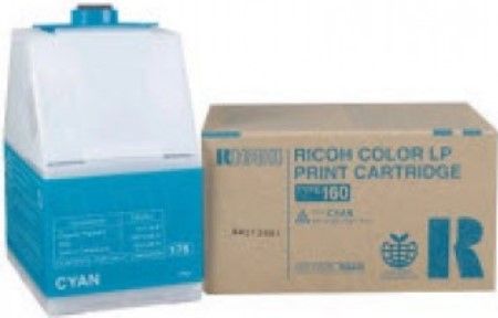 Ricoh 888445 Cyan Toner Cartridge for use with Aficio CL7200 and CL7300 Printers; Up to 10000 standard page yield @ 5% coverage; New Genuine Original OEM Ricoh Brand, UPC 026649884450 (88-8445 888-445 8884-45) 
