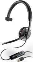 Plantronics 88860-02 model Blackwire C510M - headset - On-ear, Headset - monaural, On-ear Headphones Form Factor, Wired Connectivity Technology, Mono Sound Output Mode, In-Cord Volume Control, Boom Microphone Type, 100 - 8000 Hz Response Bandwidth, USB 4 pin USB Type A Connector Type, PC multimedia - communication Recommended Use, UPC 017229140059 (8886002 88860-02 88860 02 C510M C-510M C 510M) 