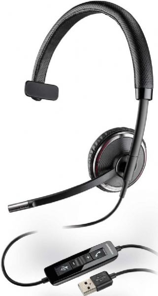 Plantronics 88860-02 model Blackwire C510M - headset - On-ear, Headset - monaural, On-ear Headphones Form Factor, Wired Connectivity Technology, Mono Sound Output Mode, In-Cord Volume Control, Boom Microphone Type, 100 - 8000 Hz Response Bandwidth, USB 4 pin USB Type A Connector Type, PC multimedia - communication Recommended Use, UPC 017229140059 (8886002 88860-02 88860 02 C510M C-510M C 510M)