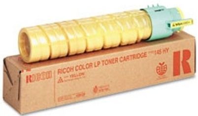 Ricoh 888637 Yellow Toner Cartridge for use with Ricoh Aficio MP C2000 C2500 and C3000 Copiers, 15000 pages yield, New Genuine Original OEM Ricoh Brand (888-637 888 637)