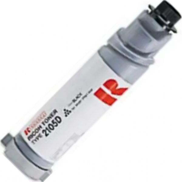 Ricoh 889613 Type 2105D Black Toner Cartridge for use with Ricoh Aficio 250 Copier, 8000 page yield at 5% coverage, New Genuine Original OEM Ricoh Brand (889-613 889 613)