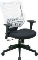 Office Star 88-MM32BN19P2 EPICC Series Unique Self Adjusting SpaceFlex Back Executive Chair, Ice, Self Adjusting SpaceFlex Backrest Support System with Breathable Memory Foam Mesh Seat, One Touch Pneumatic Seat Height Adjustment, 2-to-1 Synchro Tilt Control with Adjustable Tilt Tension Control (88MM32BN19P2 88 MM32BN19P2 88-M32BN19P2 88M32BN19P2 OfficeStar) 