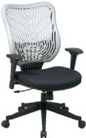 Office Star 88-MM34BN19P2 EPICC Series Unique Self Adjusting SpaceFlex Back Executive Chair, Fog, Self Adjusting SpaceFlex Backrest Support System with Breathable Memory Foam Mesh Seat, One Touch Pneumatic Seat Height Adjustment, 2-to-1 Synchro Tilt Control with Adjustable Tilt Tension Control (88MM34BN19P2 88 MM34BN19P2 88-M34BN19P2 88M34BN19P2 OfficeStar) 