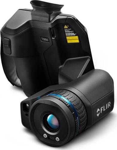 FLIR 89205-0101 Model T860-24-42 High-Performance Thermal Imaging Camera with Viewfinder and 24 + 42 Lens, 4