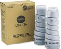 Konica Minolta 8932402 Type 101A Black Toner Bottle (2-Pack) For use with BizHub EP-1070, EP-1080 and EP-1081 Laser Printers, Up to 5500 Pages at 5% coverage, New Genuine Original OEM Konica Minolta Brand (89-32402 893-2402 8932-402 89324-02) 