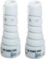 Konica Minolta 8936-302 Copier Toner Bottle Type MT-104A for Minolta EP-1054 and EP-1085, Two Bottles per Pack, 15000 Yield, New Genuine Original OEM Konica Minolta Brand, UPC 708562911399 (8936302 8936 302 MT104A MT 104A EP1054 EP1085) 