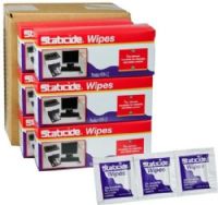 Kodak 896-5519 Staticide Wipes, Each wipe measures 5 x 8" and is individually wrapped, Will remove potential for static generation and will protect sensitive electronic equipment from costly problems, Prevents dust attraction, Includes: 6 Boxes with 24 Wipes In Each Box, UPC 041778965511 (8965519 896 5519 8965-519) 