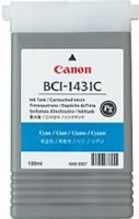 Canon 8970A001AA model BCI-1431C Cyan Ink Tank, Inkjet Print Technology, Cyan Print Color, 130 ml Ink Volume, New Genuine Original OEM Canon, For use with IMAGEPROGRAF W6200 (8970A001AA 8970A-001AA 8970A 001AA BCI1431C BCI-1431C BCI 1431C BCI1431 BCI-1431 BCI 1431) 