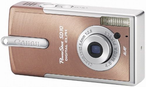 Canon 8984A004AA POWERSHOT SD10 4 Megapixel 5.7x Digital Zoom Digital Camera, Bronze (CNDSD10BR, POWERSHOTSD10, 8984A004A, SD10BR)