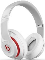 Beats by Dr. Dre 900-00108-01 Studio Over Ear Wireless Headphones, White, Pair and play with your Bluetooth device with 30 foot range, Dual-mode Adaptive Noise Canceling, Iconic Beats sound, 12 hour rechargeable battery with Fuel Gauge, Take hands-free calls with built-in mic, RemoteTalk cable, 3.5mm Audio cable (9000010801 90000108-01 900-0010801 STUDIOWRLSWHT) 