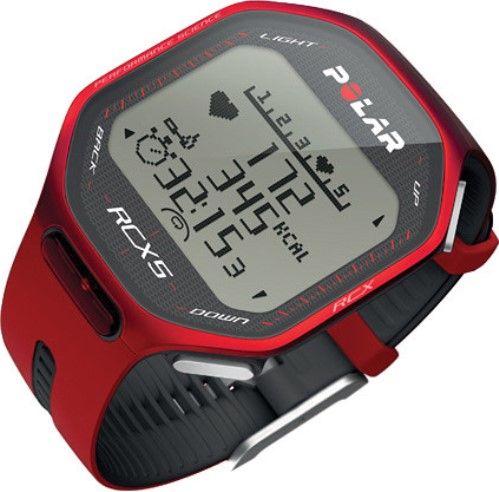 Polar 90042072 Model RCX5 G5 Triathlete Heart Rate Monitor with GPS Sensor; HR-based target zones with visual and audible alarm; Average and maximum heart rate of each lap; Automatic age-based target zone  bpm / %; Average, minimum and maximum heart rate of training; Training computer settings; 30m Water resistant; UPC 725882553030 (900-42072 9004-2072 90042-072 900 42072 RCX-5 RC-X5)