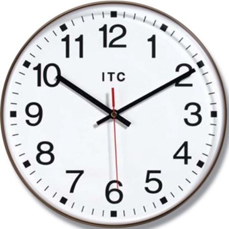 Infinity Instruments 90/1204 Prosaic Wall Clock, 12
