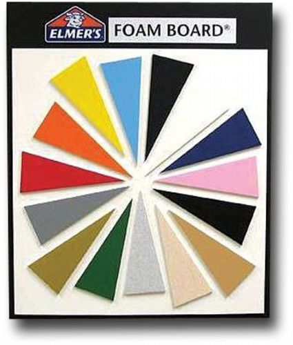Elmer's 900131 Thick Foam Board White, 25 Per Box, 40