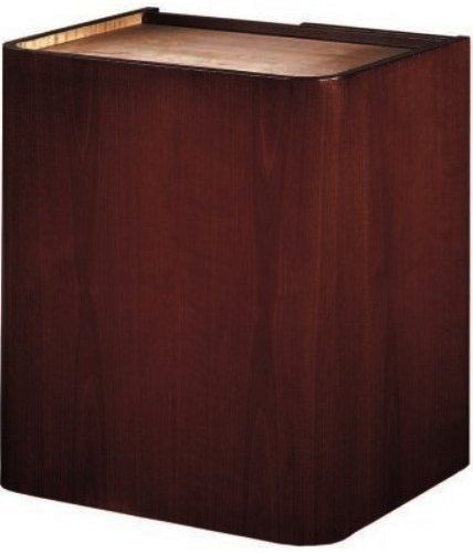 Oklahoma Sound 901-MY/WT Wood Veneer Lectern Base, Mahogany on Walnut, Contemporary/Transitional Style Rich Veneer Lectern Base, converts Lectern, Top to a full floor Lectern commanding a dignified presence, Modern stylistic radius curves, Two locking doors conceal, Adjustable Shelf with five adjustment levels (901MYWT 901-MY-WT 901MY/WT 901 MY/WT 901-MY 901MY)