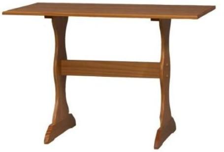 Linon 90368N2-01-KD-U Chelsea Kitchen Nook Table, for Chelsea Corner Nook, Rich honey pine finish, Cozy spot for meals and conversation in any corner of the kitchen, Corner nook provides a traditional look to this highly functional piece, UPC 753793801544 (90368N2 01 KD U 90368N201KDU)