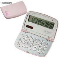 Victor 909-9 Handheld Breast Cancer Awareness Calculator, Holds up to 3 numbers in the memory for easy retrieval, Large, easy-to-read display includes 10 characters on 1 line, Automatically shuts off when not in use to save battery power, Runs on solar power with an AG10 battery backup (909 9 9099 VTC9099 VTC909 9 VTC909-9 VTC-9099 VTC 9099 VTC 9099) 