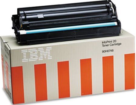 IBM 90H0748 Black Toner Cartirdge for use with InfoPrint 20 Printer, 14000 Page Yield, New Genuine Original OEM IBM Brand (90H-0748 90H 0748 90-H0748 90H0-748)