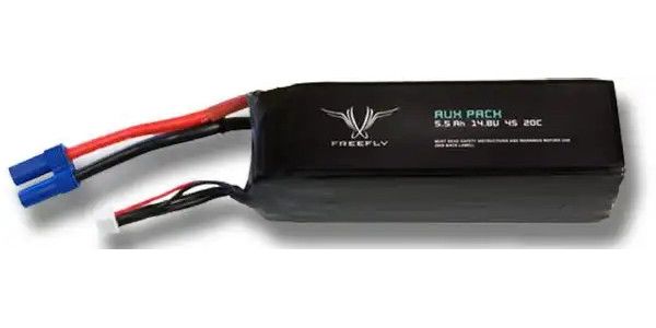 Freefly 910-00183 Battery for TERO Remote Vehicle, Lithium Polymer 5.5 Ah Batteries, LiPo Chemistry, Dimensions 6.5