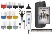 Wahl 9155-2008 Color Code 17-Piece Color Coded Hair Cutting Kit; Includes Eight color-coded locking guide combs allow for the right cut, every time; Features Wahl’s patented precision ground blades that stay sharp longer; Clipper comes complete with a chart to show the length each color is for easy reference; UPC 043917002019 (91552008 9155 2008)  