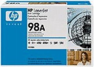 HP Hewlett Packard 92298A Toner Cartridge for HP LaserJet 4 4M 4+ 4M+ 5 5N, Genuine Original OEM HP, Standard choice for average use in office or home, 6800 approximate pages Based on 5% coverage of Average cartridge yield - letter, UPC 088698005668 (92298 A 92298-A)