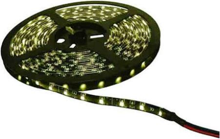 Calrad 92-300-WW-600 Warm White L.E.D Light Strip Roll, 600 1-Chip L.E.Ds; 16.4'/5 meter Light Strip on reel with 2.1 mm connector on both ends, 6 long. 4 Amps, 48 Watts; Water resistant, flexible silicon PCB can be bent to a maximum radius of 2 cm, solid state, high shock/vibration resistant (92300WW600 92-300WW-600 92300-WW600 92-300-WW600)