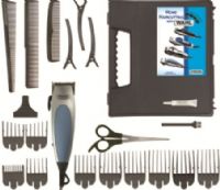 Wahl 9243-517N Home Pro 22 Pc Multi-Cut Hair Clipper Kit, Thumb adjustable taper control which allows multiple cutting lengths, high-carbon steel blades that are precision ground to stay sharp longer and Wahl exclusive accessories, Cutting hair at home was never easier, Self-Sharping High-Carbon Steel Blades (9243517N 9243 517N) 