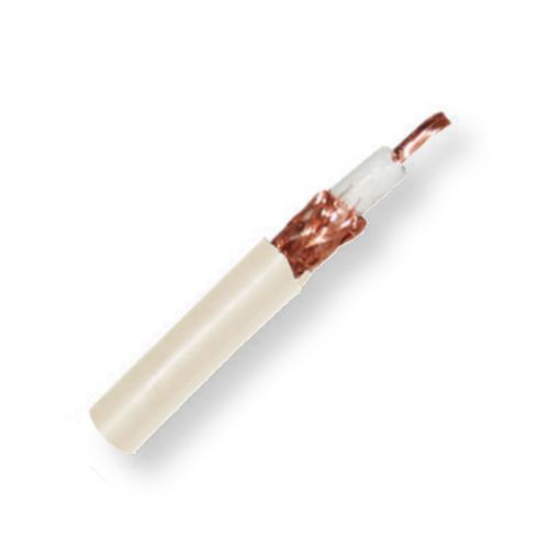Belden 9258 0091000, Model 9258, 16 AWG, 50-Ohm, RG-8X type, Coax Cable; CM-Rated; White Color; 16 AWG stranded 0.058-Inch Bare copper conductor, Gas-injected FPE insulation; Bare copper braid shield; CM PVC jacket; For Indoor and Outdoor use; UPC 612825225829 (BTX 92580091000 9258 0091000 9258-0091000 BELDEN)