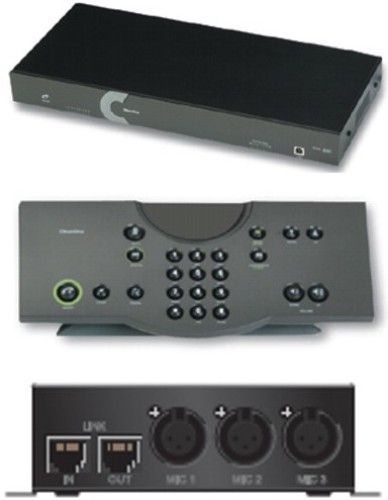 ClearOne 930-154-500 Interact AT Bundle I Premium Conferencing (RAV), Includes Interact AT, 2-Interact Mic EX, and Interact Dialer (wired), Audio conferencing mixer with integrated 9-AEC channels, 2 Line Input/Output, Telephone interface and integrated amplifier, Microphone breakout device allowing up to three external microphone connection per unit, UPC 671010545005 (930154500 930154-500 930-154500)