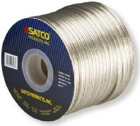 Satco 93-167 16/2 SPT-2 AWG 16 Wire, Clear Silver, UL Listed, 2 Conductors, Rated for 105 Degrees Celsius, Rated for 300 Volts, Length 250 Feet per Spool, Weight 9.25 Pounds, UPC 045923931673 (SATCO 93-167 SATCO 93167 SATCO 93 167 SATCO93-167 SATCO93 167 SATCO 93 167) 