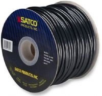 Satco 93-182 18/3 SVT Pulley Cord, Three Conductors, Rated for 150 Degrees Celsius and 300 Volts, Black; UL Classified as UL Listed; UPC 045923931826 (SATCO93-182 SATCO 93-182 SATCO93/182 SATCO 933182 SATCO 93 182 SATCO93182) 