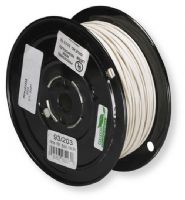 Satco 93-203 18/1 Solid TFN-PVC Nylon Wire, Single Conductor, White; Rated for 105 Degrees Celsius and 600 Volts; UL Listed; UPC 045923932038 (SATCO 93-203 SATCO 93203 SATCO 93/203 SATCO 93 203 SATCO93-203 SATCO93203) 