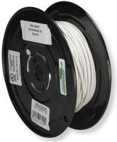 Satco 93-205 18/1 Stranded Braid SF-1 Wire, Single Conductor, White; Rated for 200 Degrees Celsius and 600 Volts; UL Classified as UL Listed; UPC 045923932052 (SATCO 93-205 SATCO93-205 SATCO 93/205 SATCO 93205 SATCO93205 SATCO 93 205) 