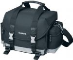Canon 9320A003 200DG Deluxe Gadget Bag; Water-repellant nylon; Padded interior; Quick release buckles with straps; Two zippered side pockets for flash or accessories; Tripod loops on the bottom of the bag; Carry handle; Removable, adjustable shoulder strap; Weight: 3.0 lbs (1.4kg); UPC  750845818840 (9320A003 9320A003) 