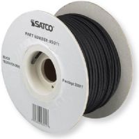 Satco 93-211 18/2 Rayon Braid AWG 18 Electrical Wire, 2 Conductors, Black, Rated for 90 Degrees Celsius, 250 Feet per Reel, Weight 10 Pounds, UPC 045923932113 (SATCO93211 SATCO93-211 SATCO93/211 SATCO 93211 SATCO 93-211 SATCO 93/211) 