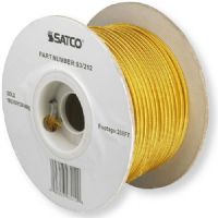 Satco 93-212 18/2 Rayon Braid AWG 18 Electrical Wire, 2 Conductors, Gold, Rated for 90 Degrees Celsius, 250 Feet per Reel, Weight 10 Pounds, UPC 045923932120 (SATCO93212 SATCO93-212 SATCO93/212 SATCO 93212 SATCO 93-212 SATCO 93/212) 