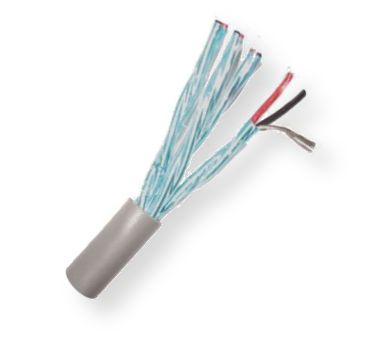 Belden 9330 0601000, Model 9330, 4-Pair, 22 AWG, PLTC-ER Rated, High Performance Instrumentation Cable; Chrome; 22AWG Tinned Copper Conductors; PVC Insulation E2 Color Code; Individual Beldfoil Shield; PVC Outer Jacket; UPC 612825230472 (BTX 93300601000 9330 0601000 9330-0601000)