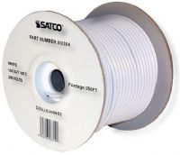 Satco 93-314 18/3 SJT Pulley Cord, Three Conductors, Rated for 150 Degrees Celsius and 300 Volts, White; UL Classified as UL Listed; UPC 045923933141 (SATCO93-314 SATCO 93-314 SATCO93/314 SATCO 93314 SATCO 93 314 SATCO93314) 