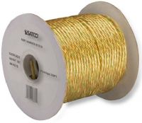 Satco 93-333 18/3 SVT Pulley Cord, Three Conductors, Clear Gold, UL not Listed, Length 250 Feet per Spool, Weight 28 Pounds, UPC 045923933332 (SATCO93-333 SATCO 93-333 SATCO93/333 SATCO 933333 SATCO 93 333 SATCO93333) 