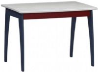 Linon 94002WHT-01-KD-U Admiral Table, Red/Blue/White Finish, The rugged Admiral Table is finished in a lead-free, non-toxic wipe clean paint and is the perfect size for homework, games, and craft projects, Pine and Painted MDF, Some Assembly Required, UPC 753793805771 (94002WHT01KDU 94002WHT-01KDU 94002WHT-01-KD 94002WHT-01 94002WHT) 