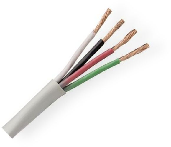 Coleman Cable 94564-45-01 Soundsational 4C 16G 500' Wire Speaker, White, 16 AWG Bare Copper, 4 Conductors, 99.97% Oxygen Free Conductors, Sequential Footage Markings, 34g Bare Copper Conductors, PVC Jacket, UPC 029892366681 (945644501 9456445-01 94564-4501)